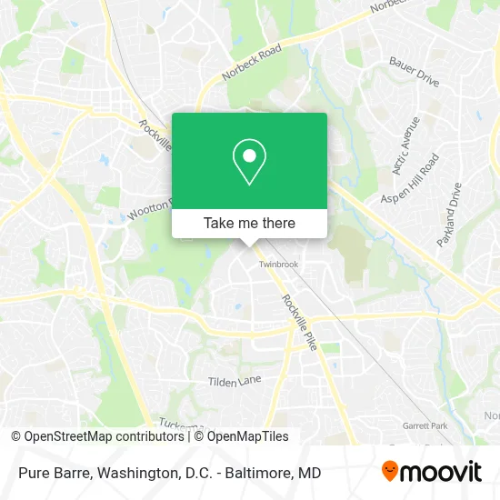 Pure Barre map