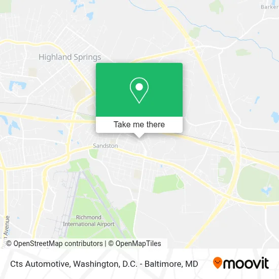 Cts Automotive map