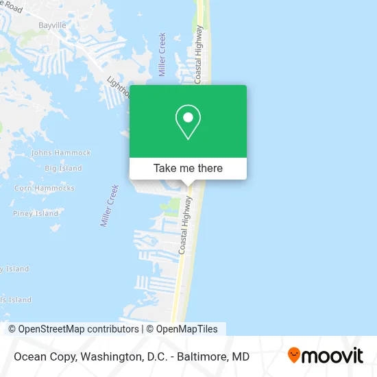 Ocean Copy map