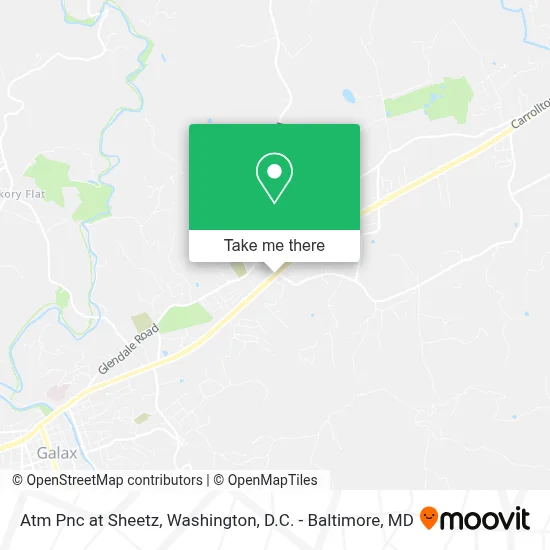 Atm Pnc at Sheetz map