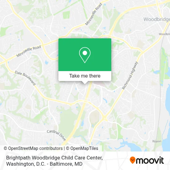 Brightpath Woodbridge Child Care Center map