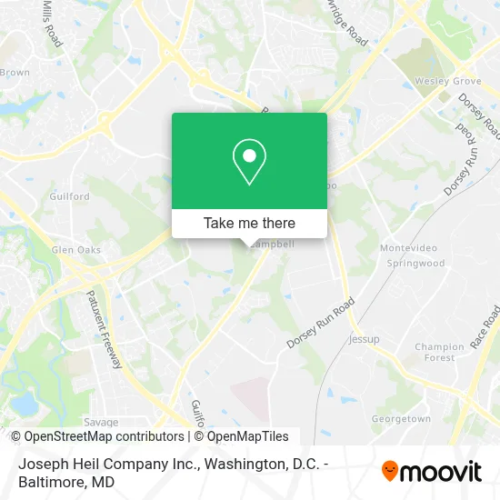 Joseph Heil Company Inc. map