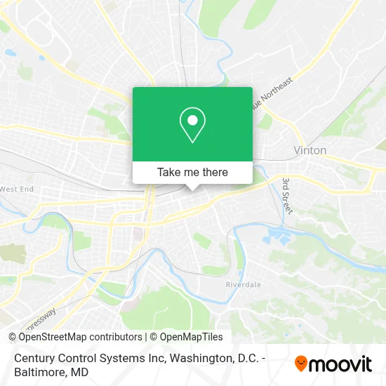Century Control Systems Inc map