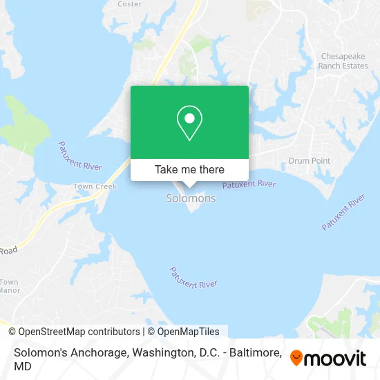 Solomon's Anchorage map