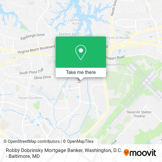Robby Dobrinsky Mortgage Banker map