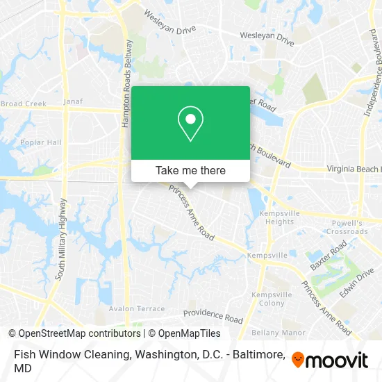 Fish Window Cleaning map
