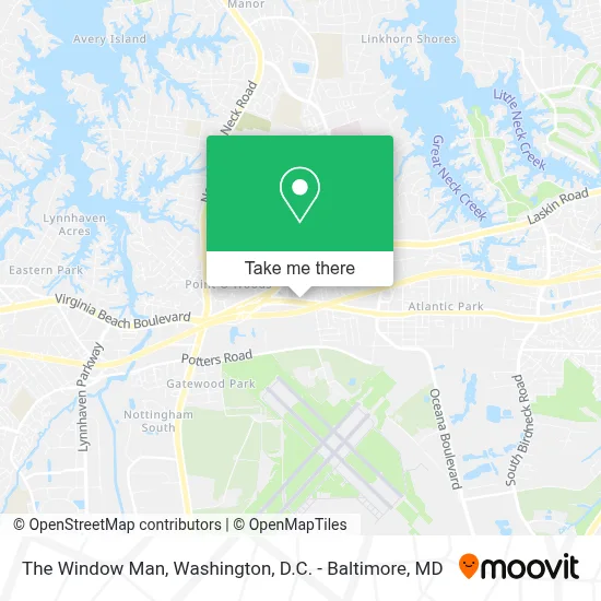 The Window Man map