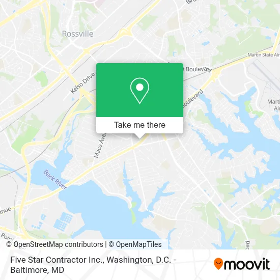 Five Star Contractor Inc. map