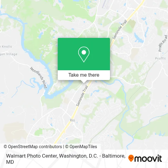 Walmart Photo Center map