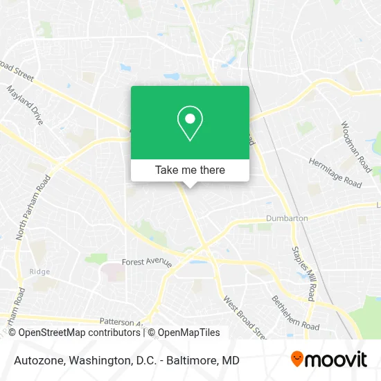Autozone map
