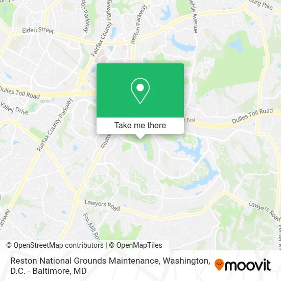 Reston National Grounds Maintenance map
