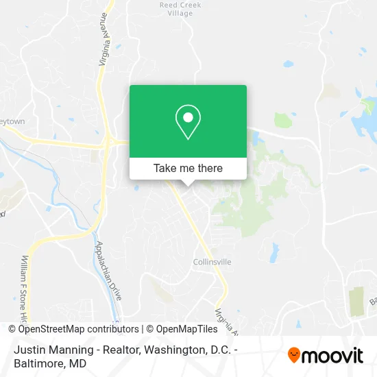 Justin Manning - Realtor map