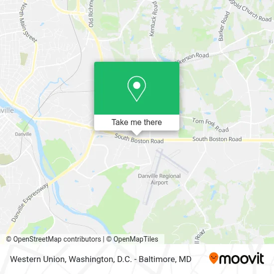 Western Union map