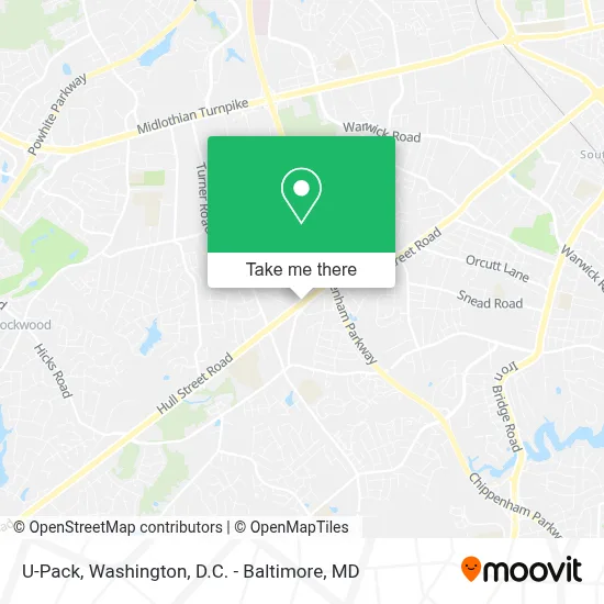 U-Pack map