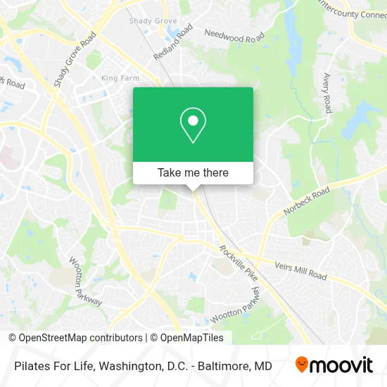Pilates For Life map