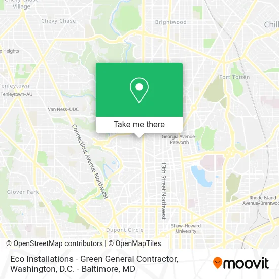 Eco Installations - Green General Contractor map