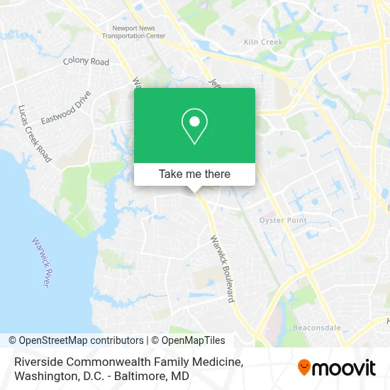 Riverside Commonwealth Family Medicine map