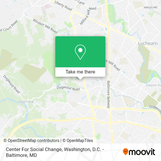 Center For Social Change map