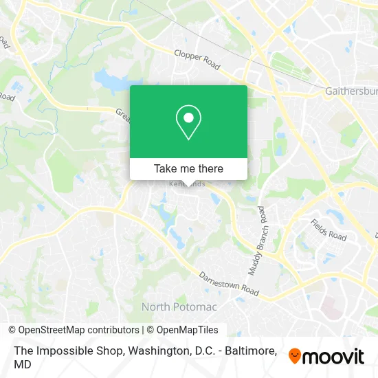 The Impossible Shop map