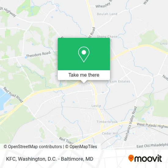 Kfc map