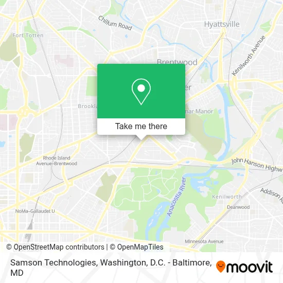 Samson Technologies map