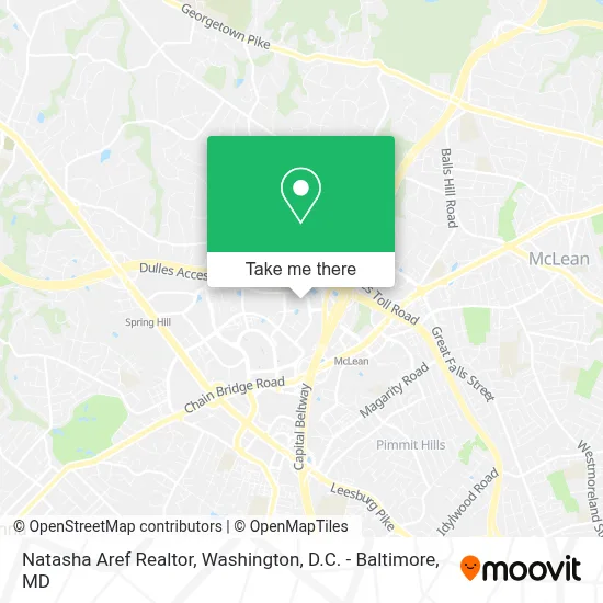 Natasha Aref Realtor map