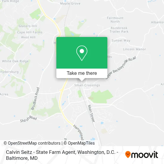 Calvin Seitz - State Farm Agent map