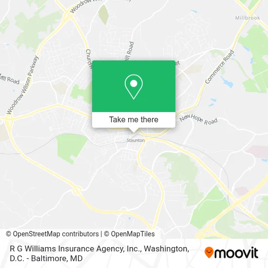 R G Williams Insurance Agency, Inc. map