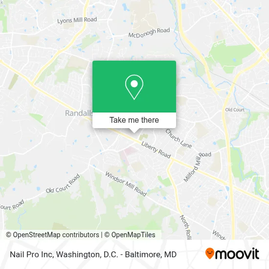 Nail Pro Inc map