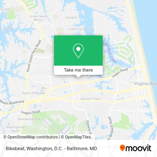 Bikebeat map
