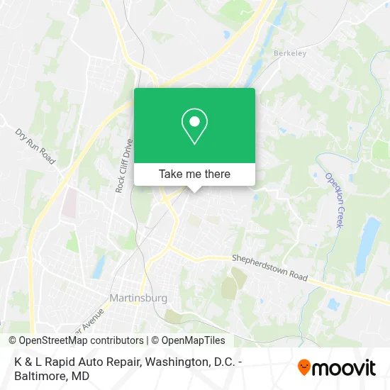 K & L Rapid Auto Repair map