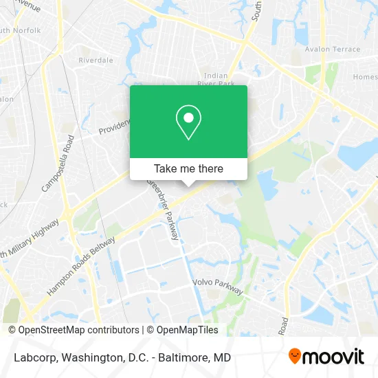 Labcorp map