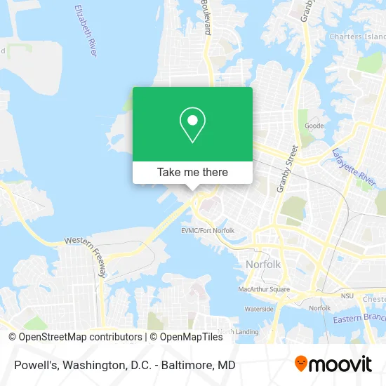 Powell's map