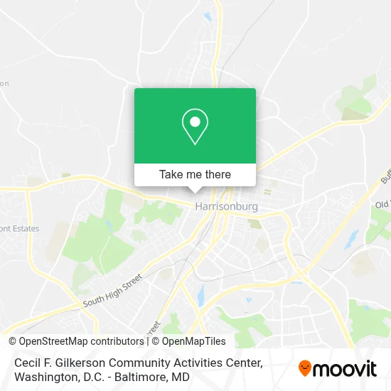 Cecil F. Gilkerson Community Activities Center map