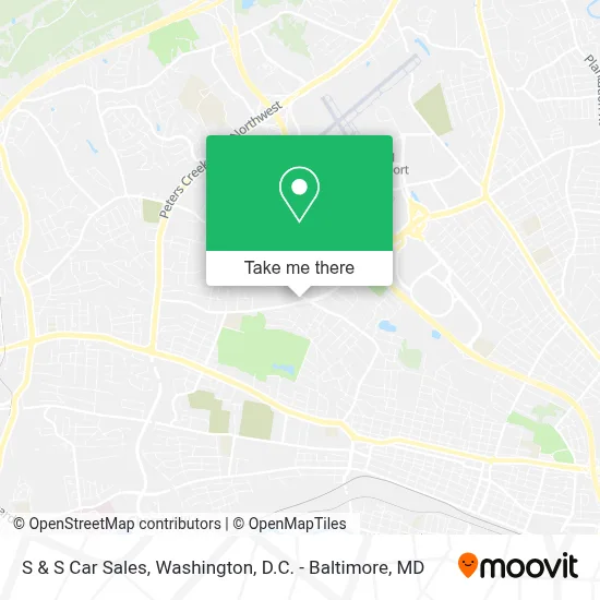 S & S Car Sales map