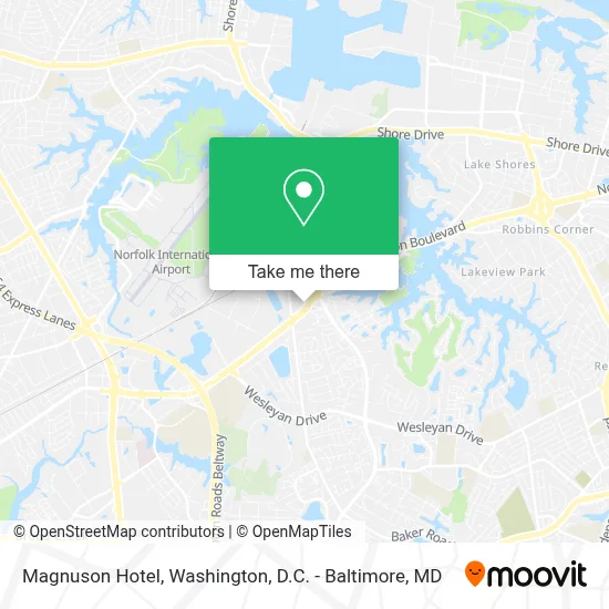 Magnuson Hotel map
