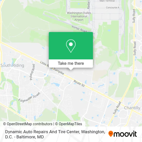 Dynamic Auto Repairs And Tire Center map