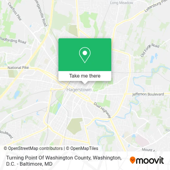 Turning Point Of Washington County map