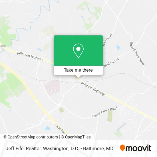 Jeff Fife, Realtor map