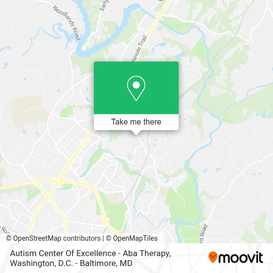 Autism Center Of Excellence - Aba Therapy map