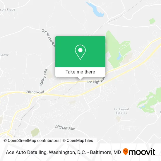 Ace Auto Detailing map
