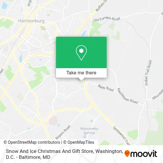 Snow And Ice Christmas And Gift Store map