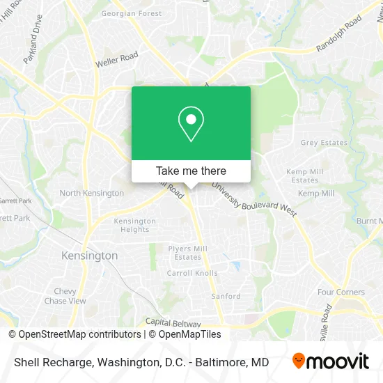 Shell Recharge map