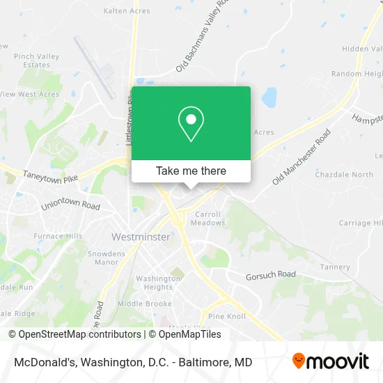Mcdonald's map