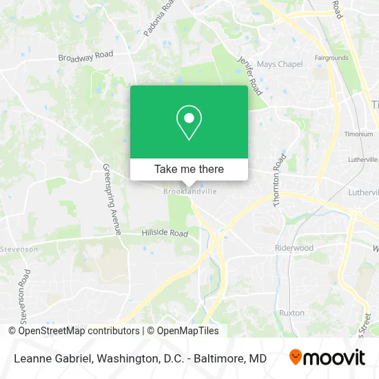 Leanne Gabriel map