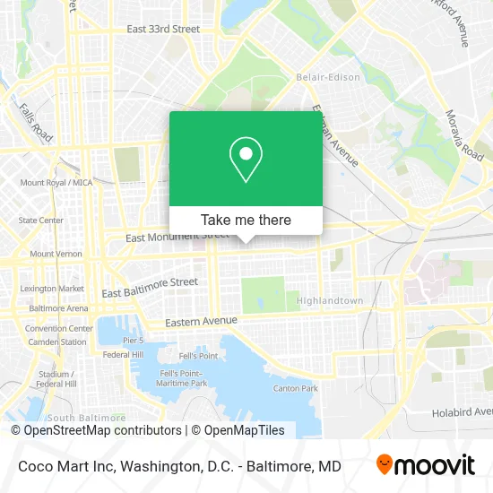 Coco Mart Inc map
