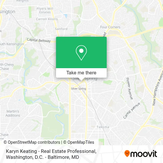Karyn Keating - Real Estate Professional map