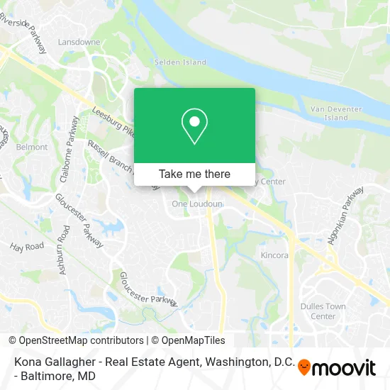 Kona Gallagher - Real Estate Agent map