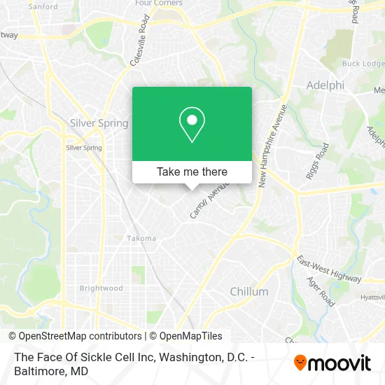 The Face Of Sickle Cell Inc map