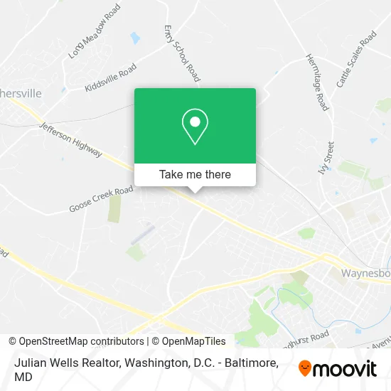 Julian Wells Realtor map